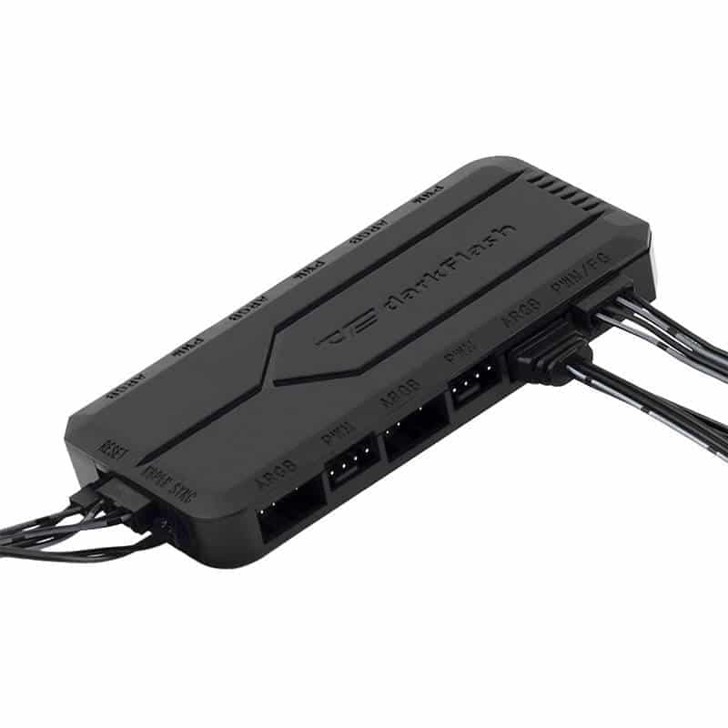 Darkflash Μονάδα ελέγχου ανεμιστήρα RC2 RGB PWM (Μαύρο) 3