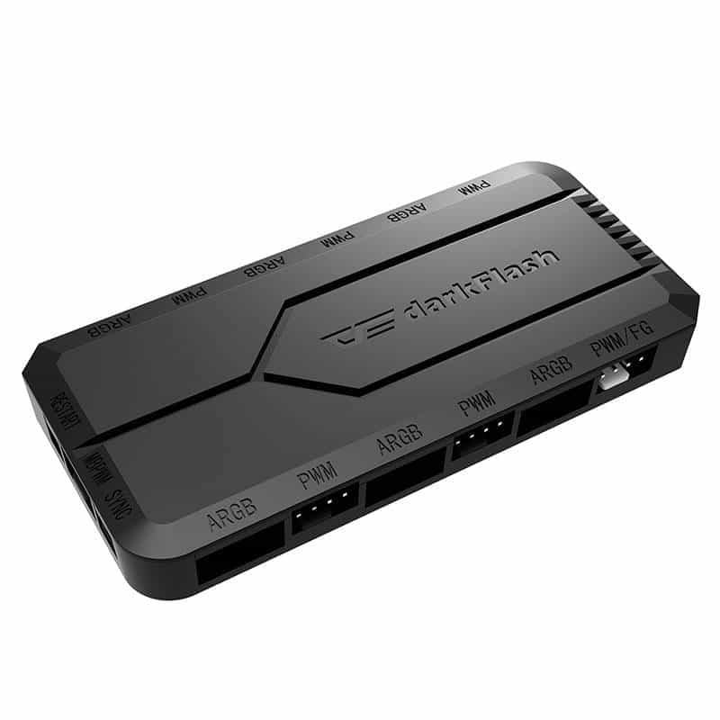 Darkflash Μονάδα ελέγχου ανεμιστήρα RC2 RGB PWM (Μαύρο) 2