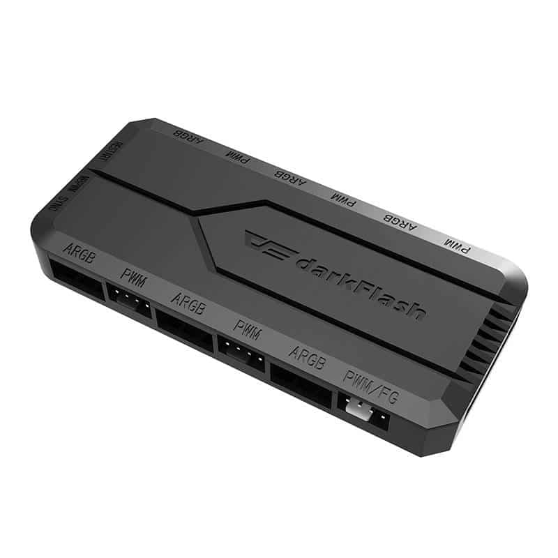 Darkflash Μονάδα ελέγχου ανεμιστήρα RC2 RGB PWM (Μαύρο) 5