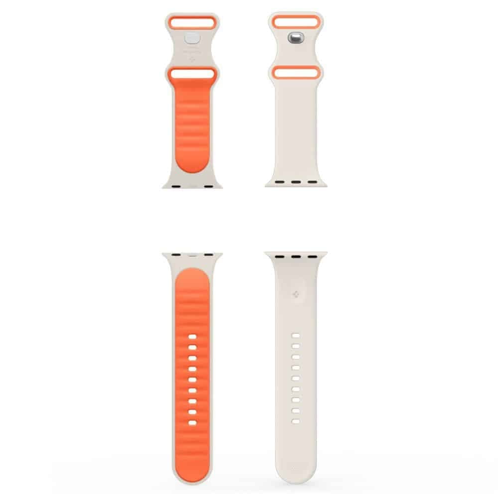 Spigen - Nano Pop - Apple Watch 1/2/3/4/5/6/7/8/9/10/SE/SE 2 (38/40/41/42mm) - Πορτοκαλί Μπεζ 7