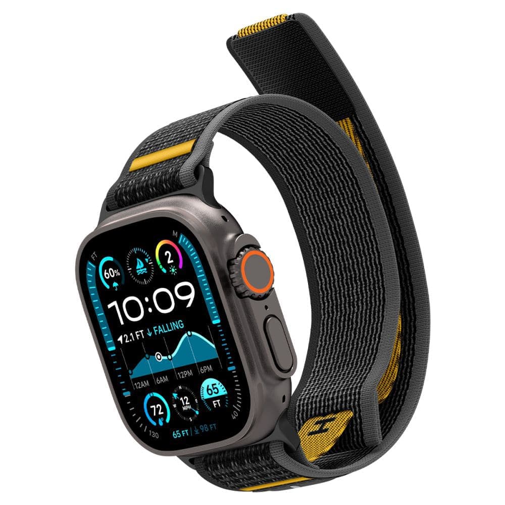 Spigen - Athlex Air - Apple Watch 6 / 7 / 8 / 9 / 10 / SE / SE 2 / Ultra / Ultra 2 (44/45/46/49mm) - Active Μαύρο 8