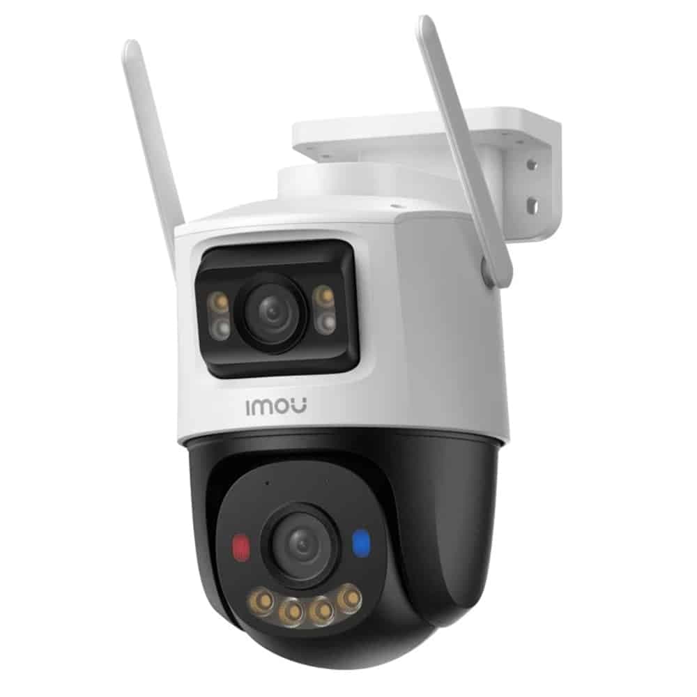 Imou - Εξωτερική Κάμερα Cruiser Dual 2 PRO (IPC-S7XFP-8U0WED) - 4+4MP, AI IMOU SENSE, Wi-Fi 6, Διπλό Υπέρυθρο, PT, Συναγερμός, IP65 - Λευκό