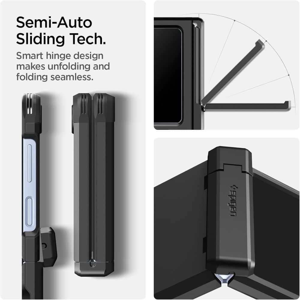 Spigen Tough Armor Pro - θήκη για Samsung Galaxy Z Flip6 / Flip7 FE - Μαύρο 4