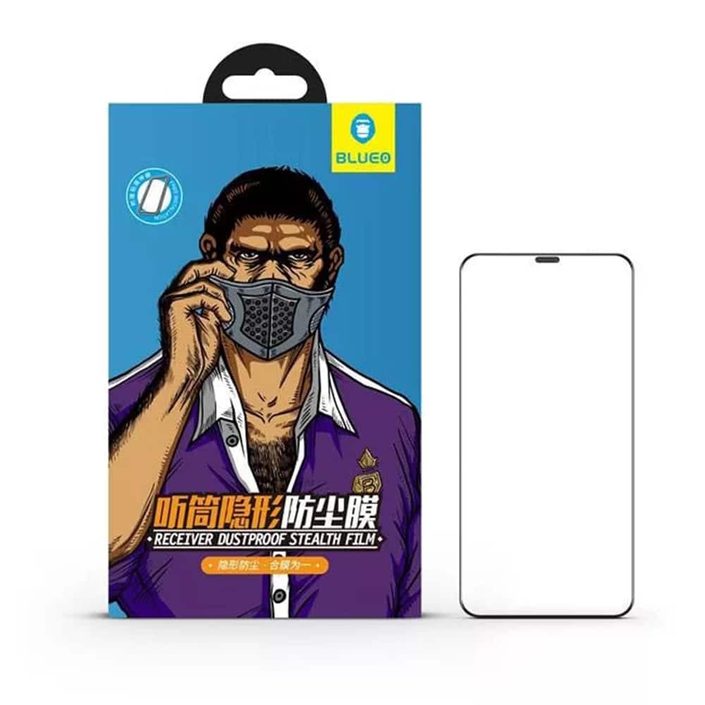 Blueo - Γυαλί HD κατά της σκόνης - iPhone XS Max / iPhone 11 Pro Max - Μαύρο