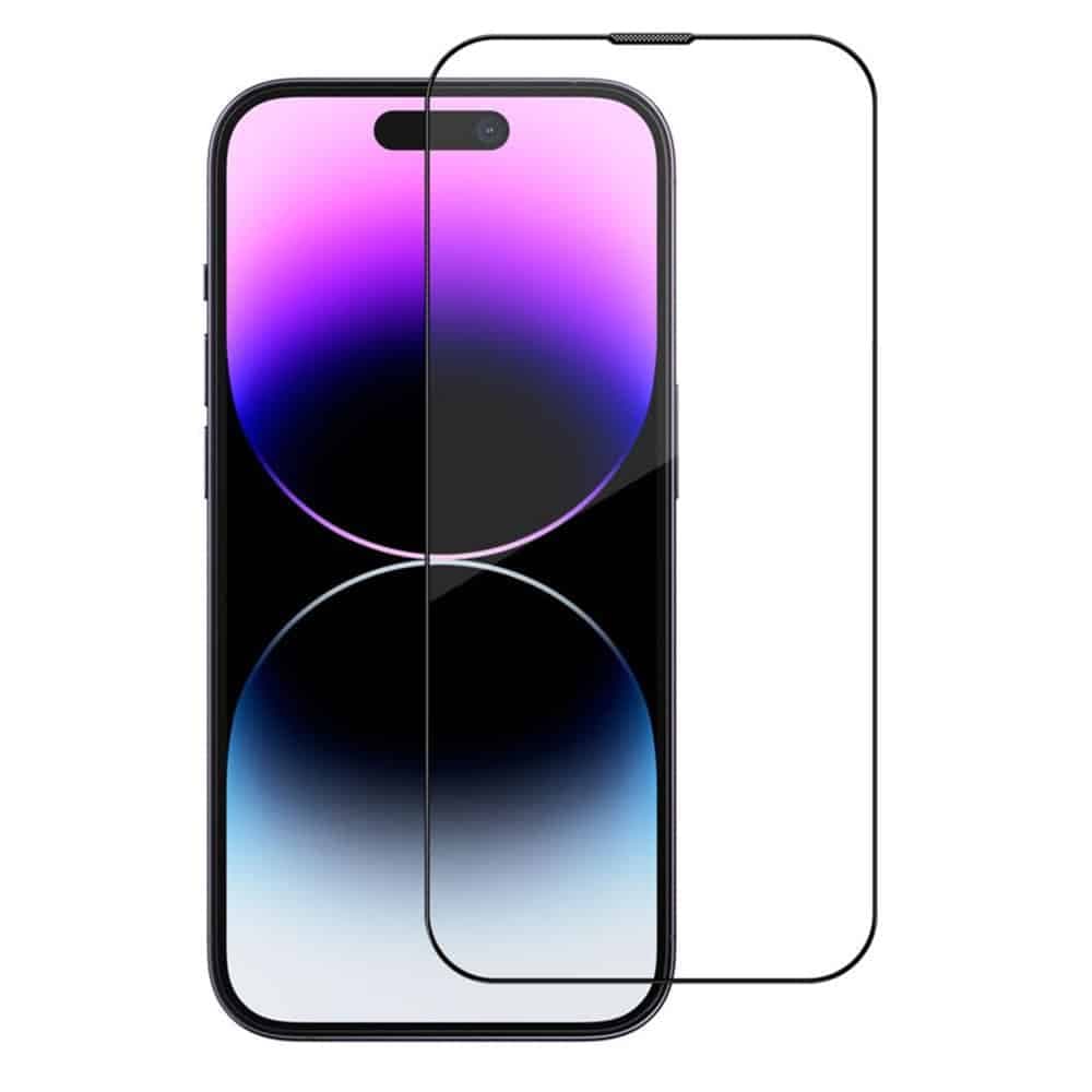 Blueo - Προστατευτικό οθόνης Sapphire με εφαρμοστή Pro - iPhone 15 Pro Max - Μαύρο 2