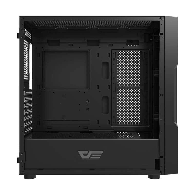 Darkflash DK431 Γυάλινη θήκη υπολογιστή (μαύρη) + 4 ανεμιστήρες RGB 3