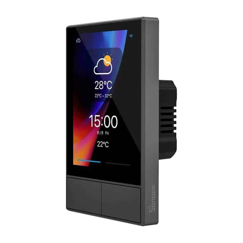 Έξυπνος πίνακας ελέγχου WiFi SONOFF NSPanel (μαύρο, 120mm) 2
