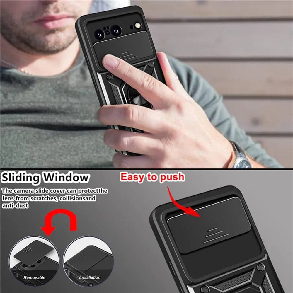 Techsuit CamShield Series - θήκη για Google Pixel 8a - Μαύρο 2
