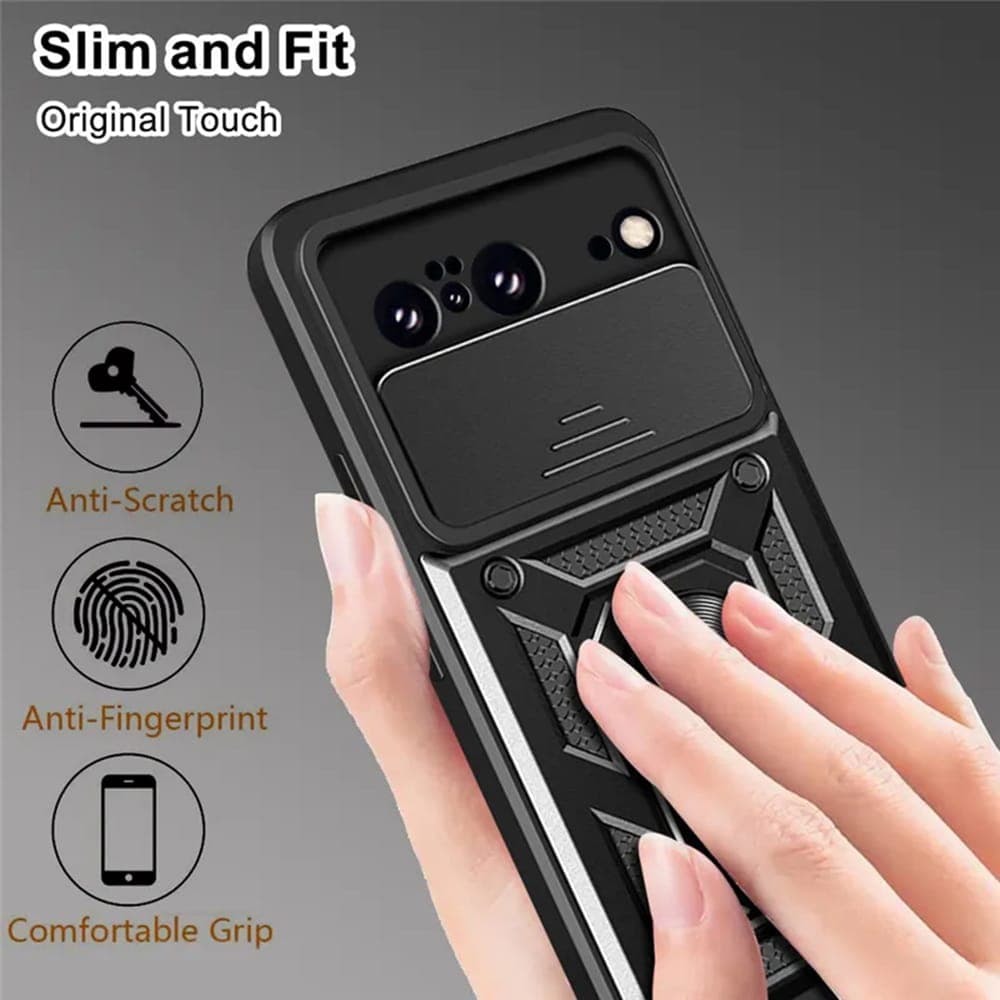 Techsuit CamShield Series - θήκη για Google Pixel 8a - Μαύρο 6