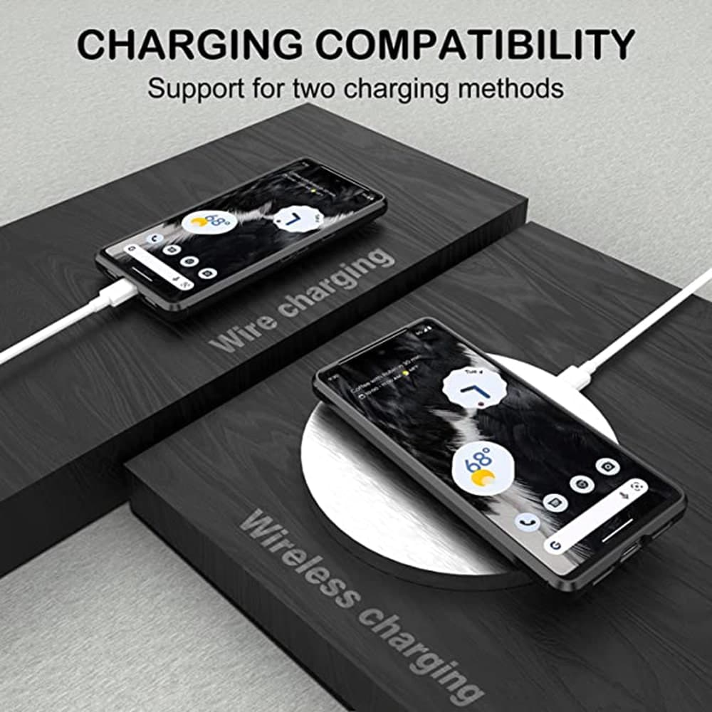 Techsuit Carbon Silicone - θήκη για Google Pixel 7 - Μαύρο 5