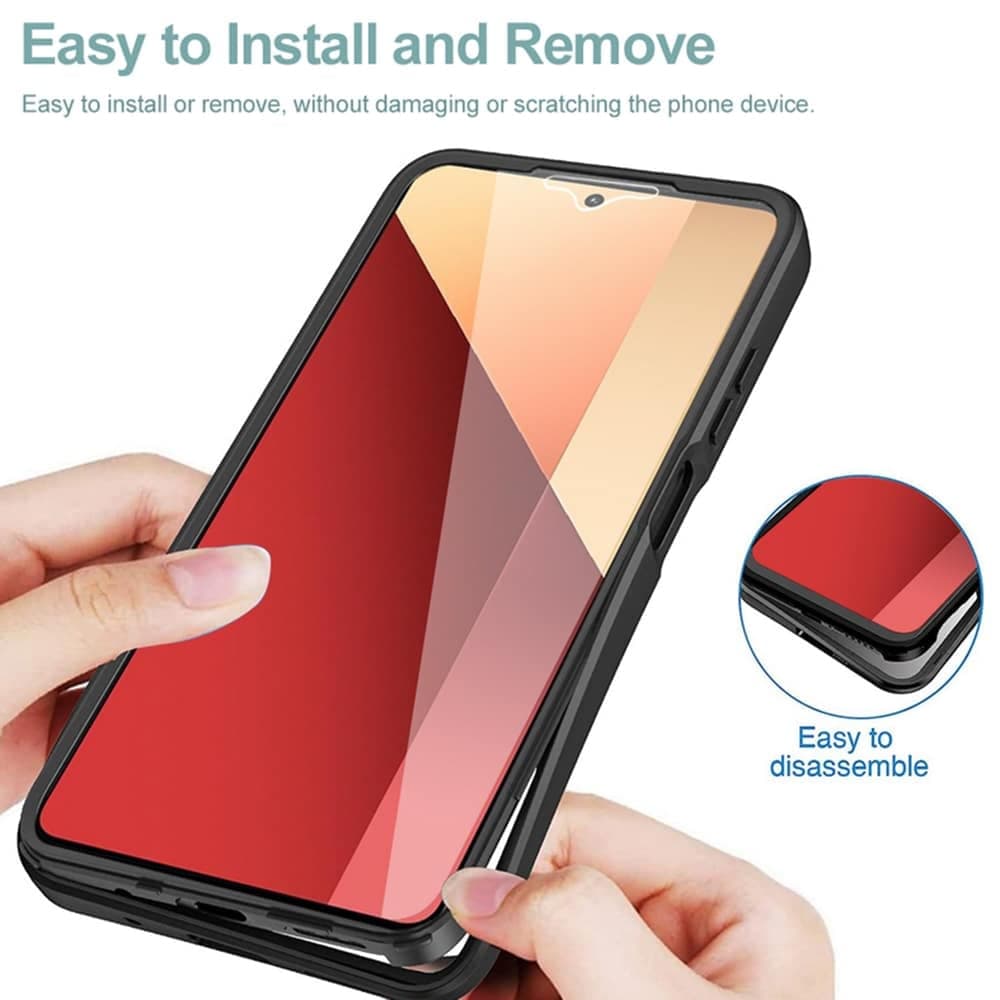 Techsuit ColorVerse 360 Series - θήκη για Xiaomi Redmi Note 13 Pro / Poco M6 - Μαύρο 3
