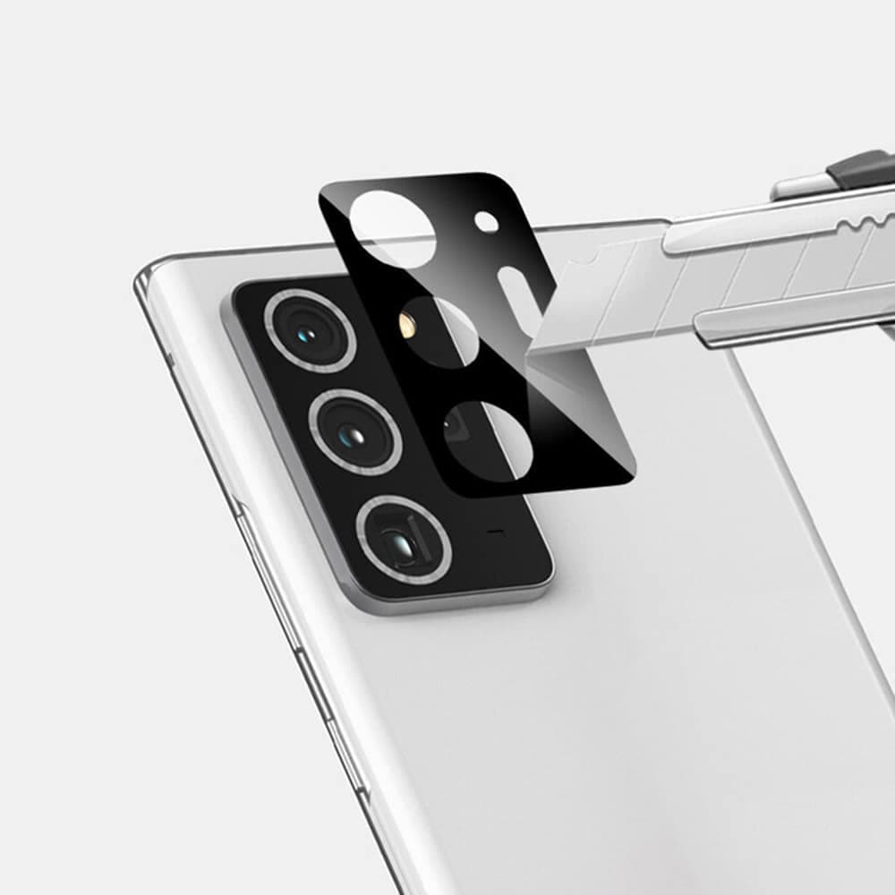 Techsuit - Πλήρες Γυαλί Κάμερας - Samsung Galaxy Note 20 Ultra / Note 20 Ultra 5G - Μαύρο 4