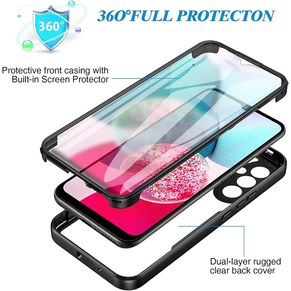 Techsuit ColorVerse 360 Series - θήκη για Samsung Galaxy A14 / 5G - Διάφανο 4