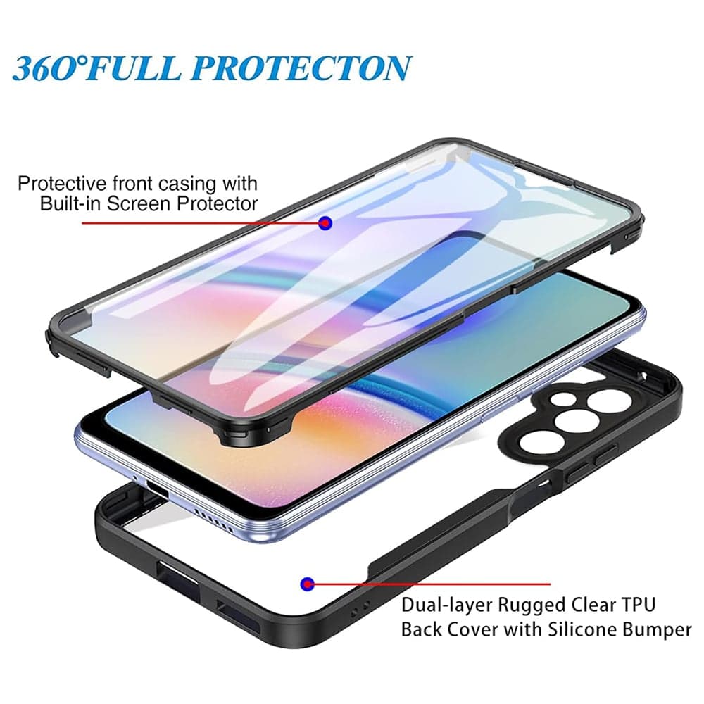Techsuit ColorVerse 360 Series - θήκη για Samsung Galaxy A05s - Μαύρο 3