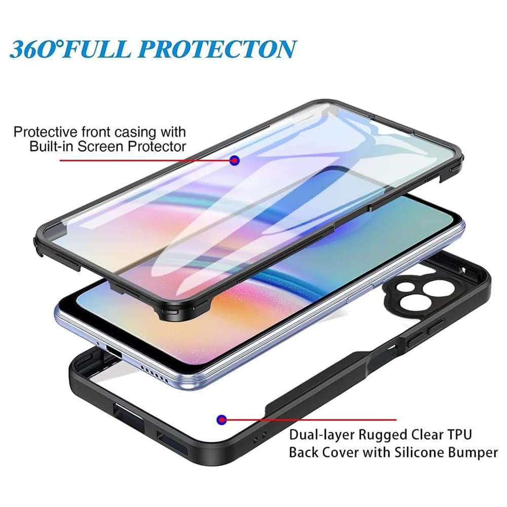 Techsuit ColorVerse 360 Series - θήκη για Samsung Galaxy A05 - Μαύρο 4