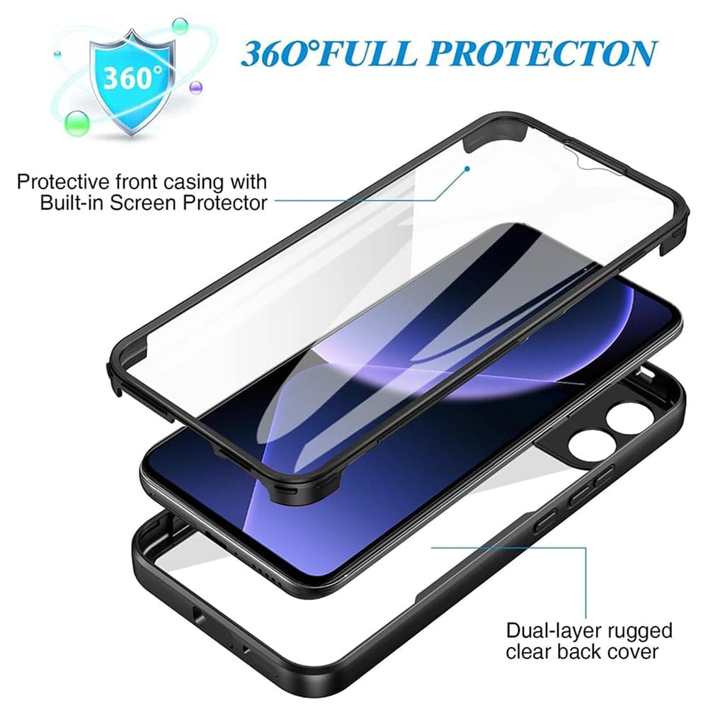 Techsuit ColorVerse 360 Series - θήκη για Xiaomi 13T / Pro - Διάφανο 4