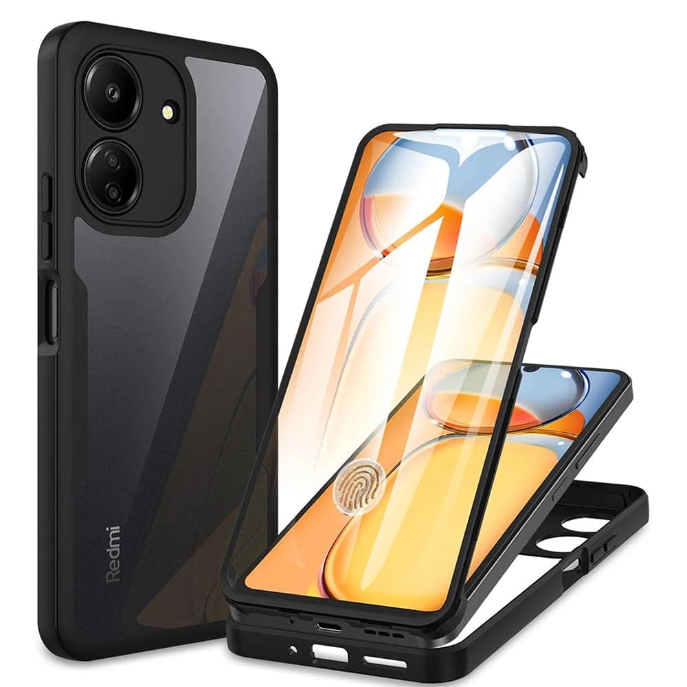 Techsuit ColorVerse 360 Series - θήκη για Xiaomi Redmi 13C - Μαύρο
