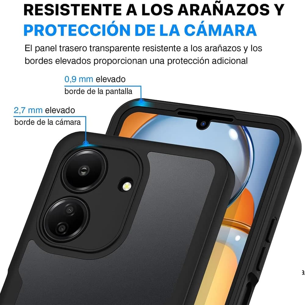 Techsuit ColorVerse 360 Series - θήκη για Xiaomi Redmi 13C - Μαύρο 4