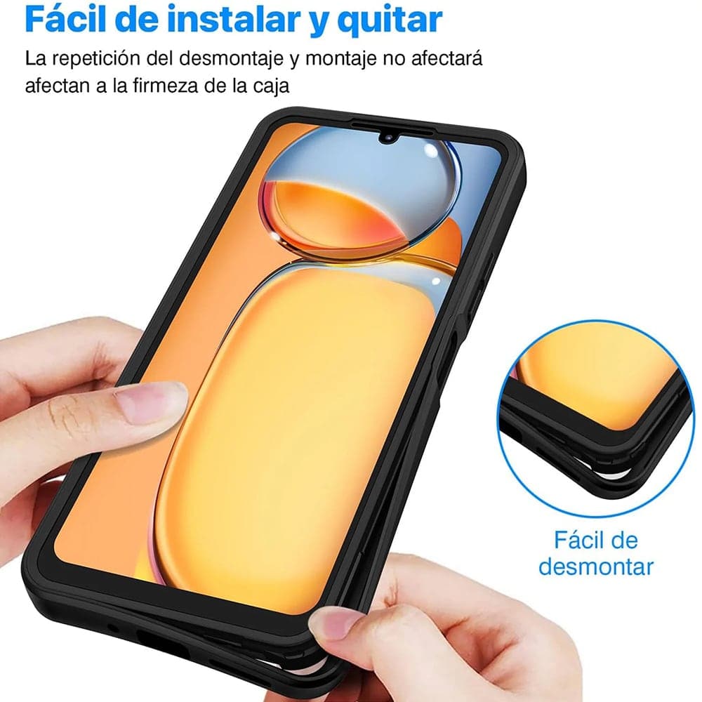 Techsuit ColorVerse 360 Series - θήκη για Xiaomi Redmi 13C - Μαύρο 3