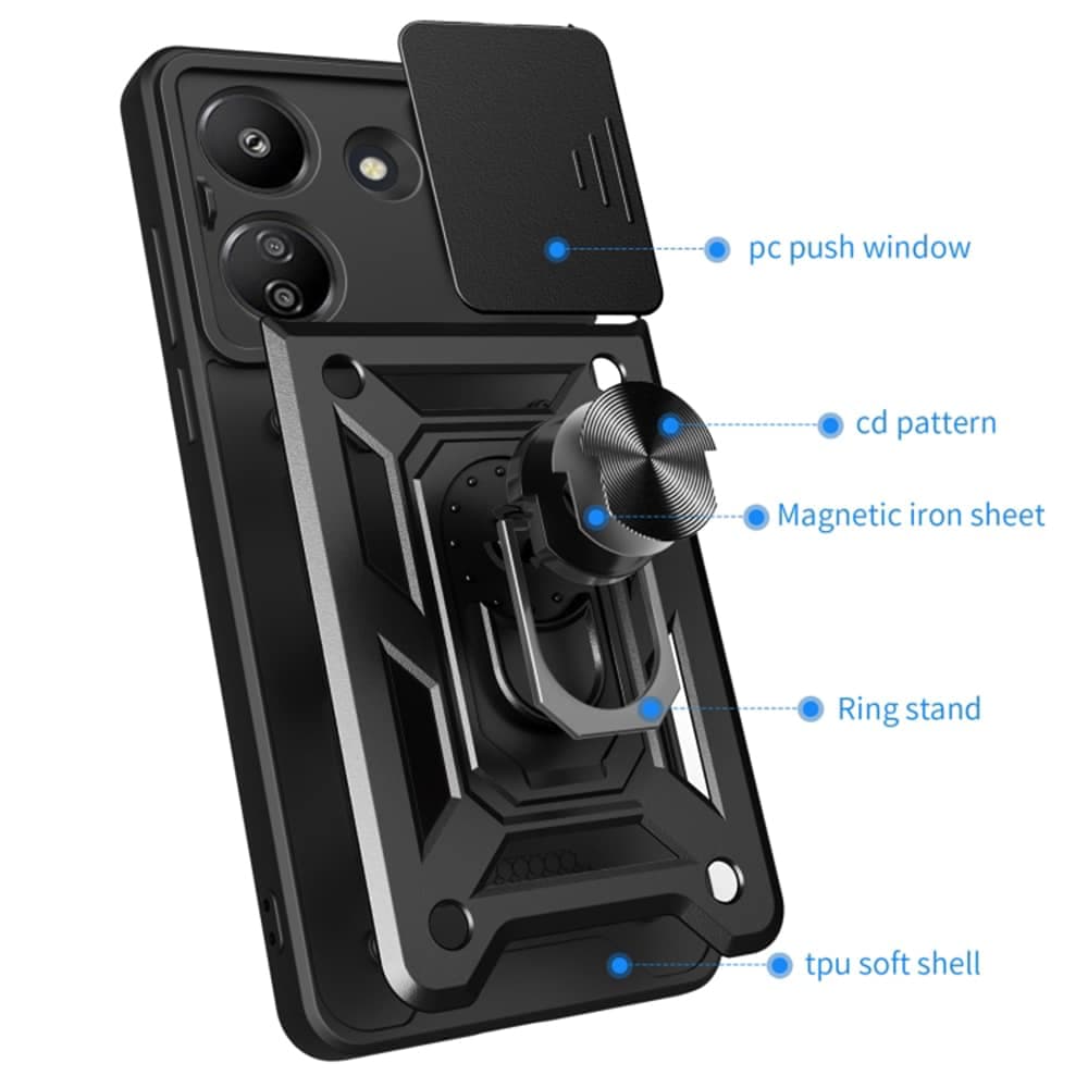 Techsuit CamShield Series - θήκη για Xiaomi Redmi 13C 5G - Μπλε 2