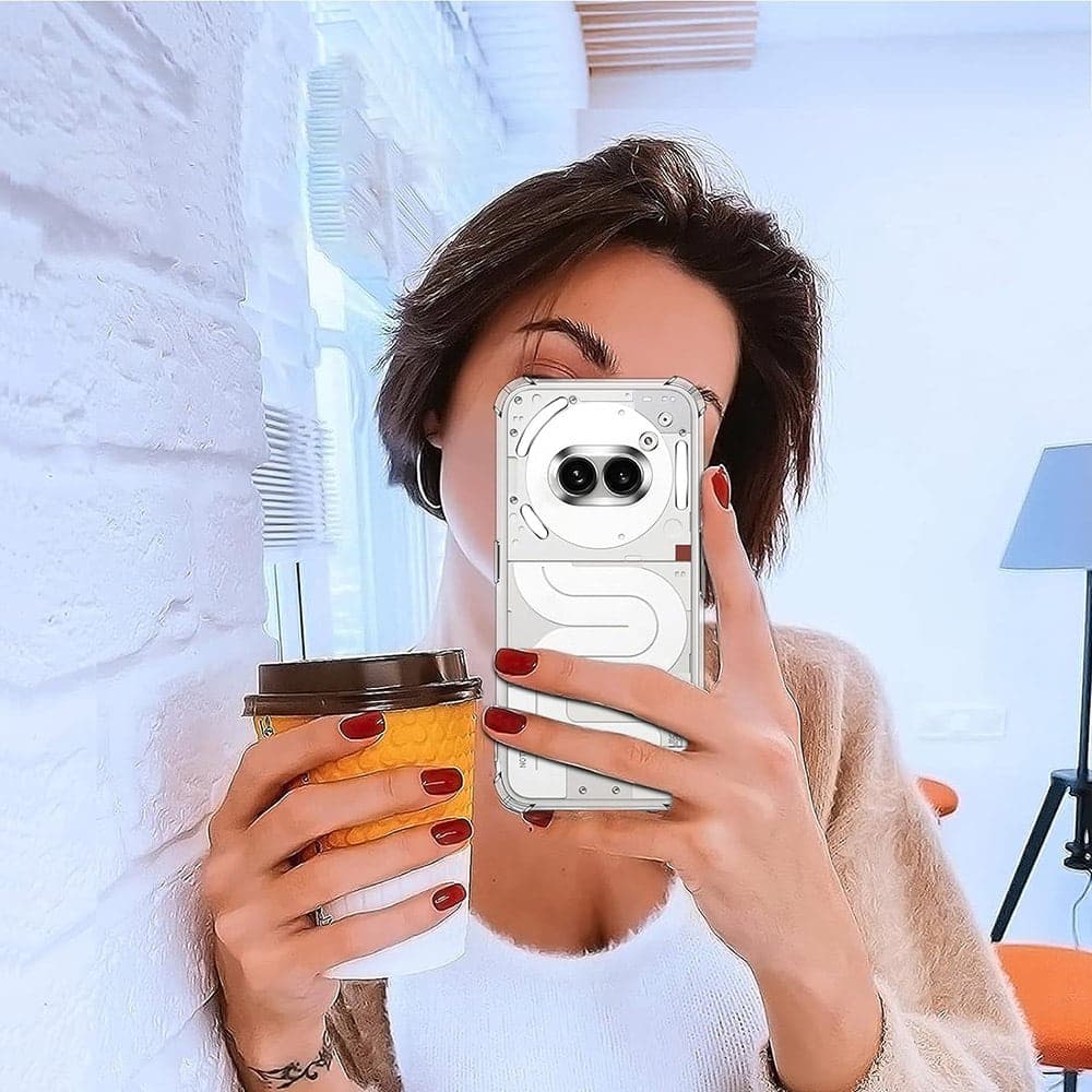 Techsuit Shockproof Clear Silicone - θήκη για Nothing Phone (2a) - Διάφανο 6