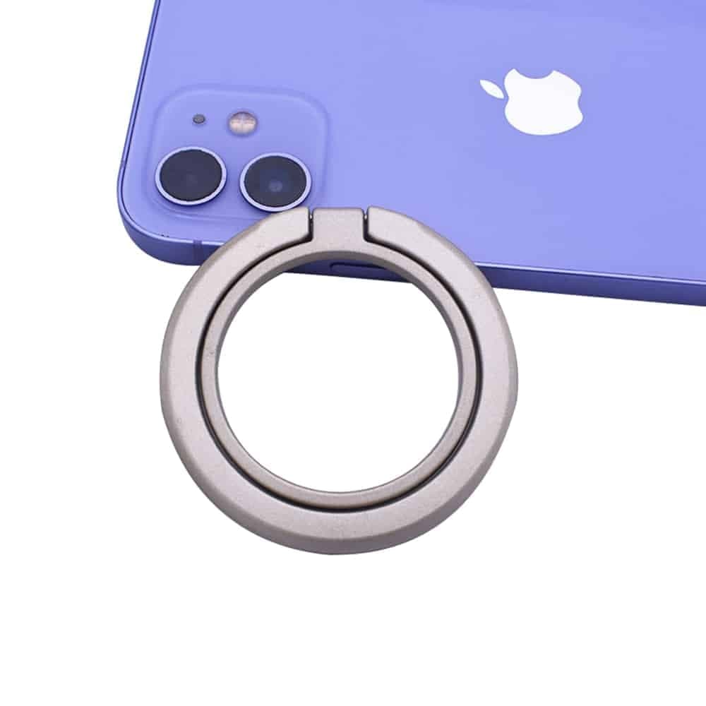 Techsuit - MagSafe Phone Ring (MPR3) - Round Shape, Aluminium Alloy, 3M - Gold