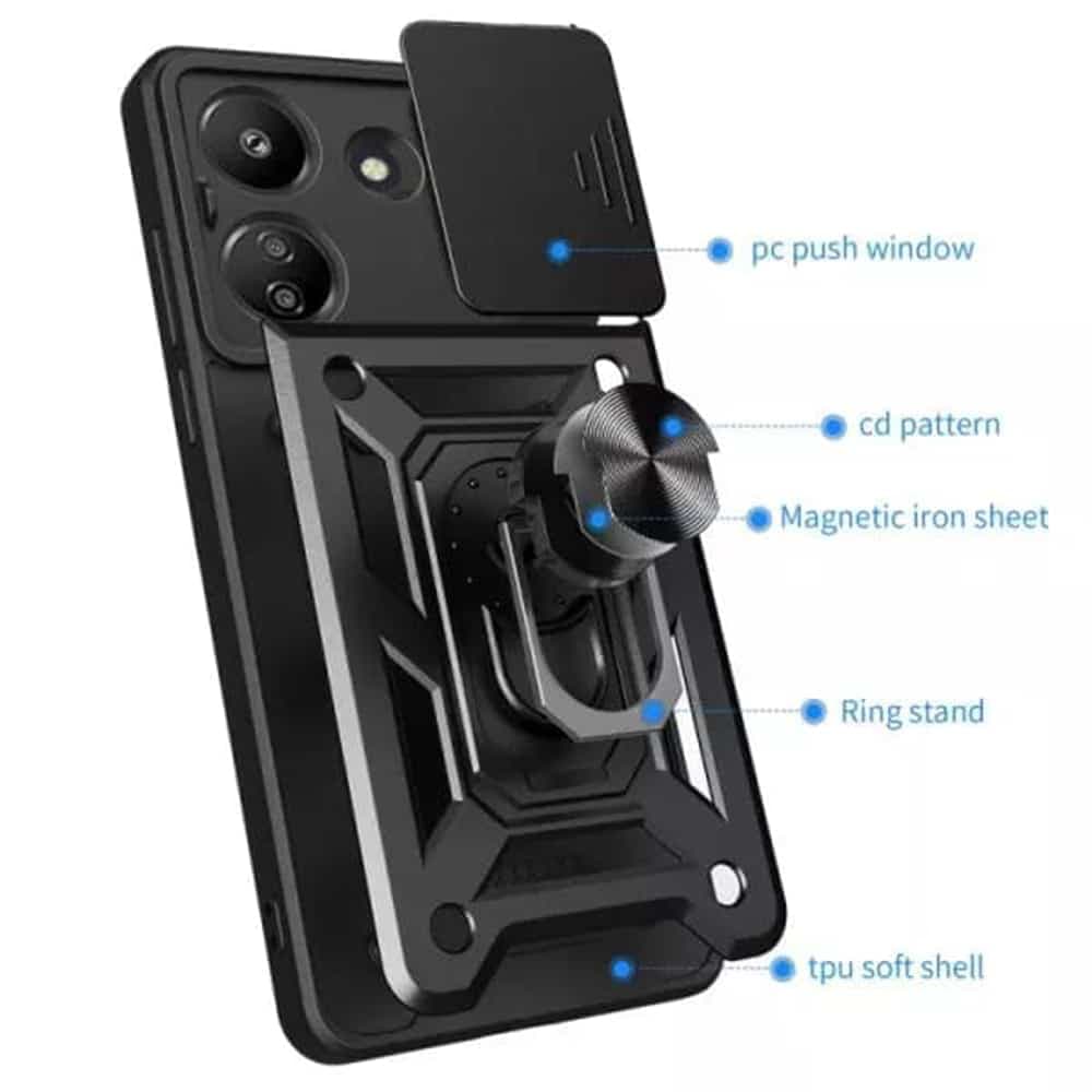 Techsuit CamShield Series - θήκη για Xiaomi Redmi 13C - Μπλε 3