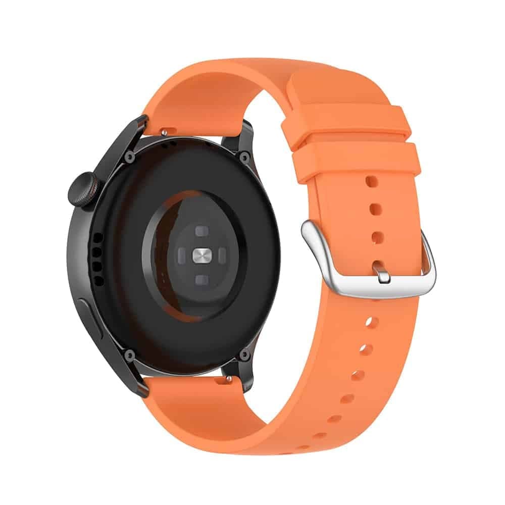 Techsuit - Watchband 22mm (W001) - Samsung Galaxy Watch (46mm)/Watch 3/Gear S3, Huawei Watch GT/GT 2/GT 3 (46mm) - Orange 2