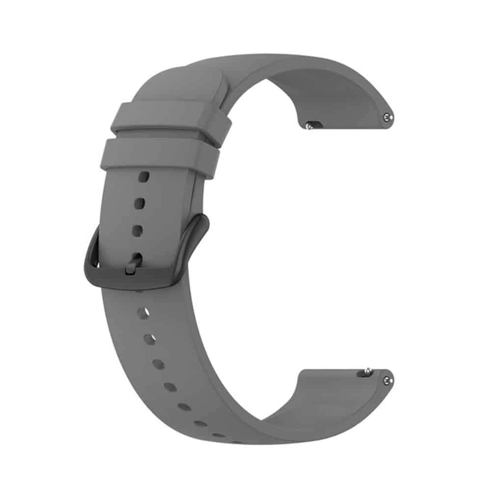 Techsuit - Watchband 22mm (W001) - Samsung Galaxy Watch (46mm)/Watch 3/Gear S3, Huawei Watch GT/GT 2/GT 3 (46mm) - Gray