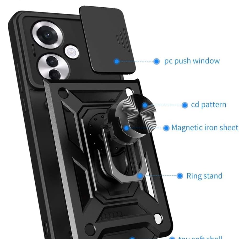 Techsuit CamShield Series - θήκη για Oppo Reno11 F - Μαύρο 6