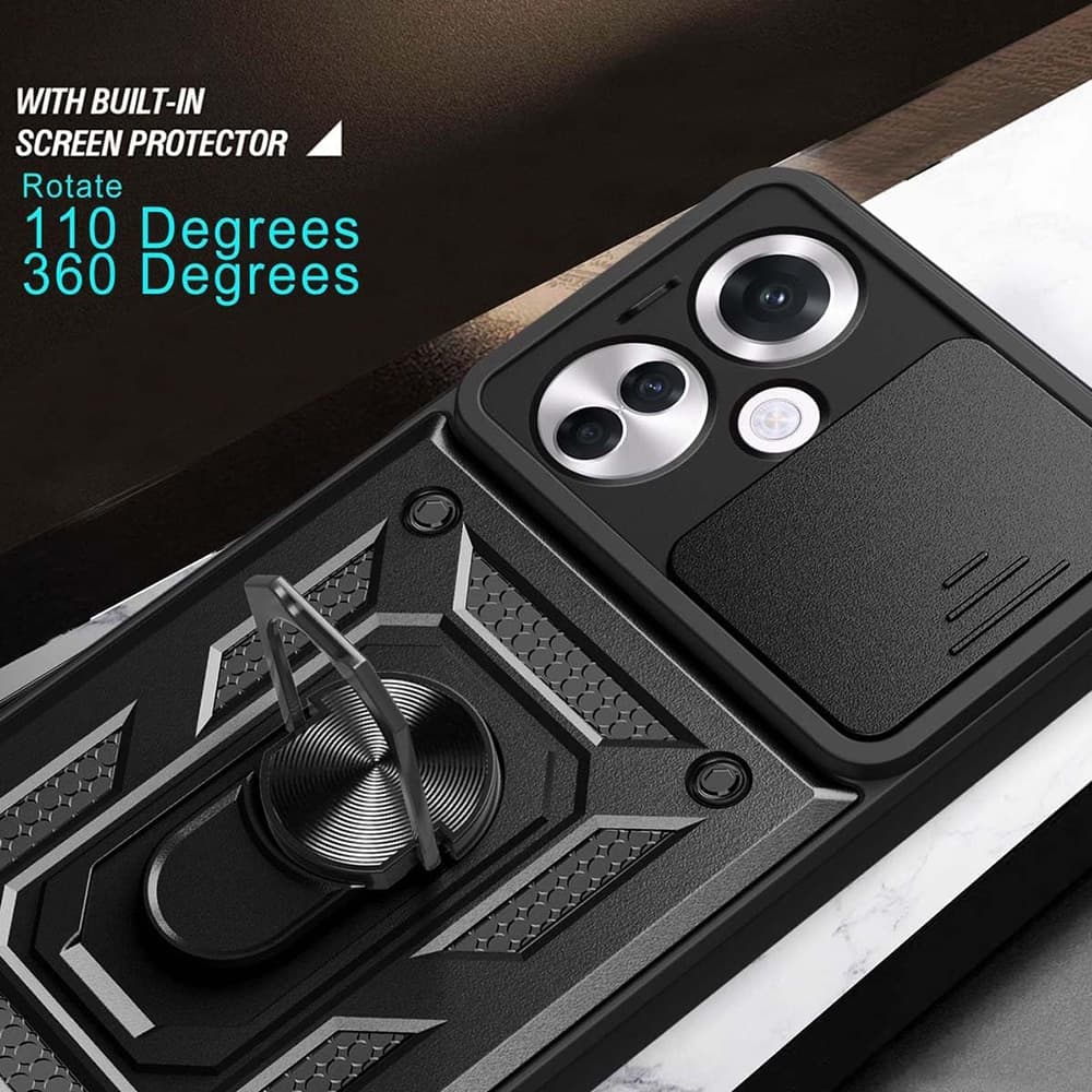 Techsuit CamShield Series - θήκη για Oppo Reno11 F - Μαύρο 4