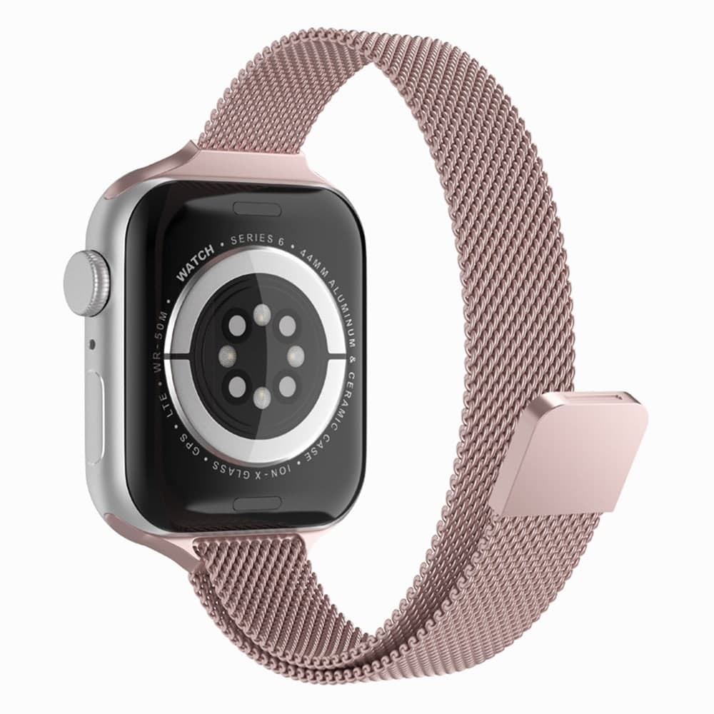 Techsuit - Watchband (W034) - Apple Watch 1/2/3/4/5/6/7/8/9/10/11/SE/SE 2/SE 3 (38/40/41/42mm) - Pink