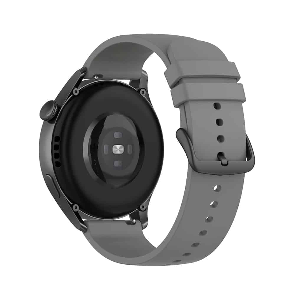 Techsuit - Watchband 20mm (W001) - Samsung Galaxy Watch 4/5/Active 2, Huawei Watch GT 3 (42mm)/GT 3 Pro (43mm) - Gray 2