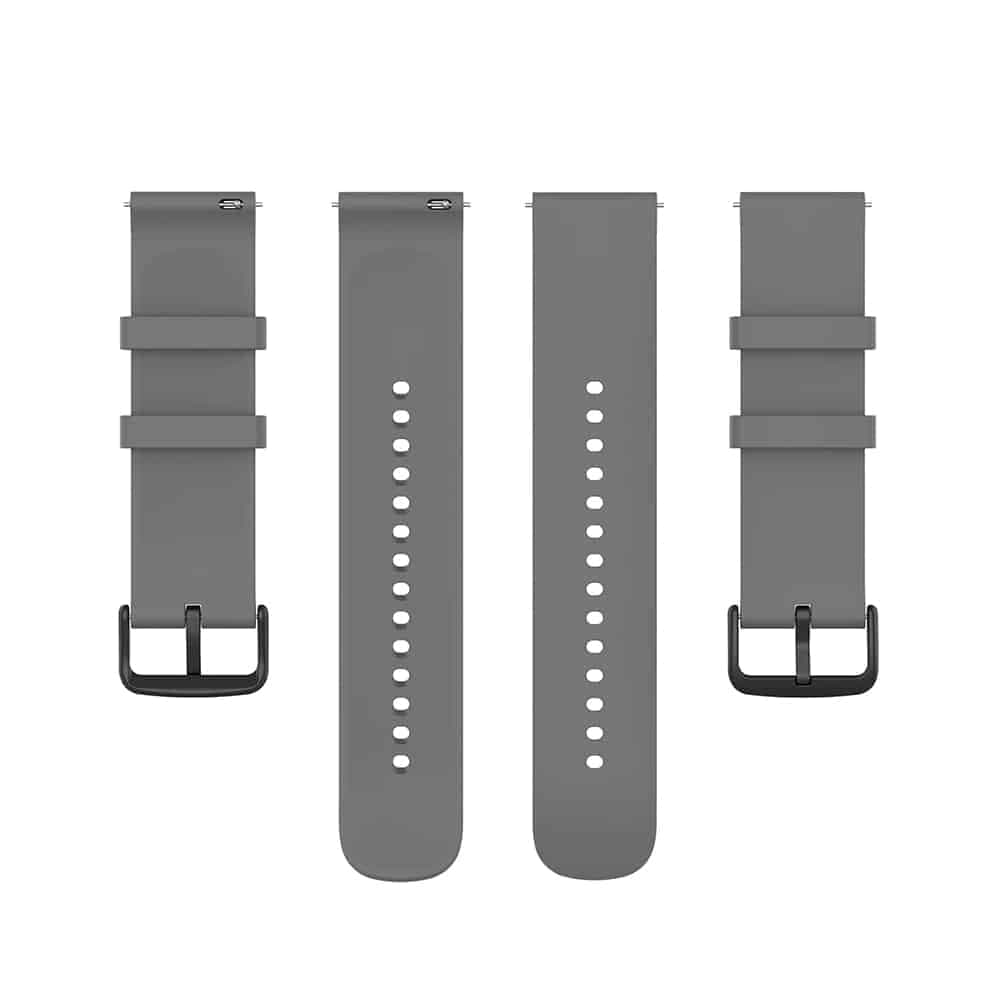 Techsuit - Watchband 20mm (W001) - Samsung Galaxy Watch 4/5/Active 2, Huawei Watch GT 3 (42mm)/GT 3 Pro (43mm) - Gray 3