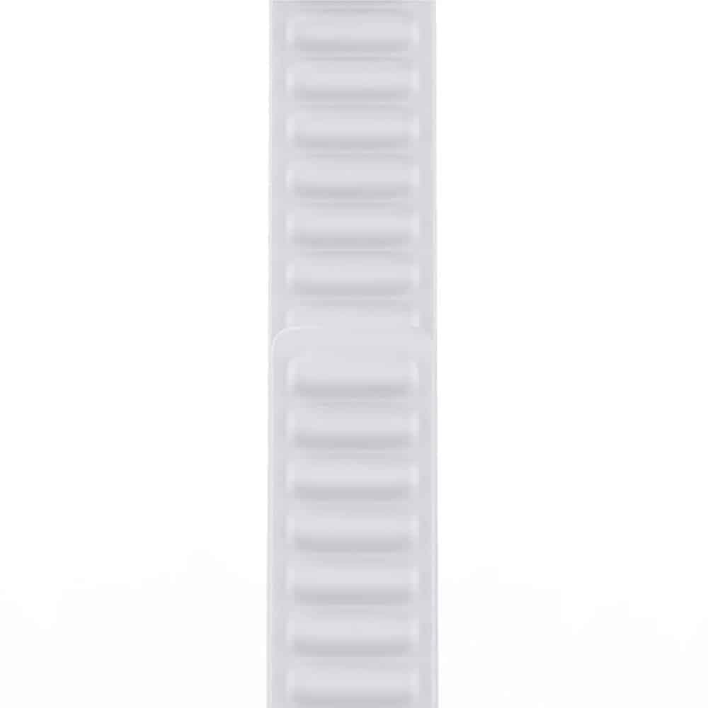 Techsuit - Watchband (W035) - Apple Watch 1/2/3/4/5/6/7/8/9/10/SE/SE 2 (38/40/41/42mm) - White 3
