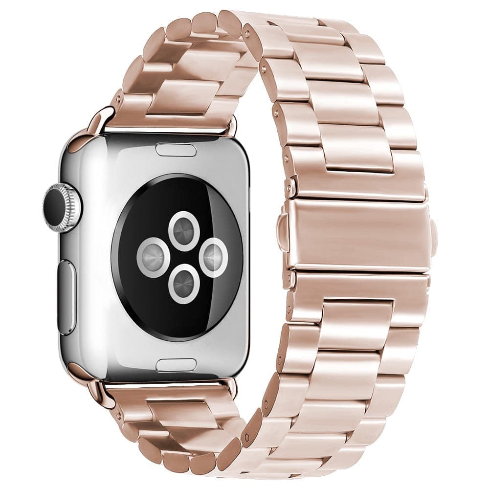 Techsuit - Watchband (W036) - Apple Watch 1/2/3/4/5/6/7/8/9/10/SE/SE 2 (38/40/41/42mm) - Pink 2