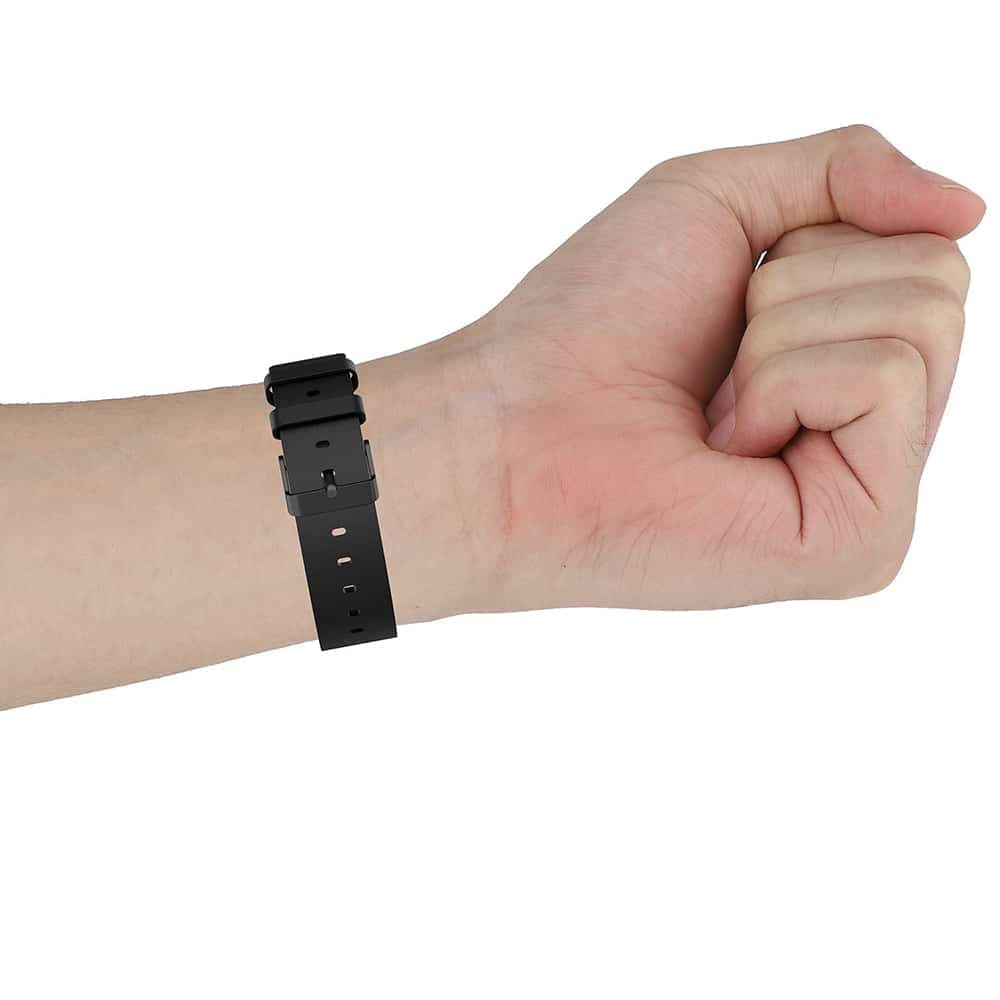 Techsuit - Watchband 20mm (W007PU) - Samsung Galaxy Watch 4/5/Active 2, Huawei Watch GT 3 (42mm)/GT 3 Pro (43mm) - White 4