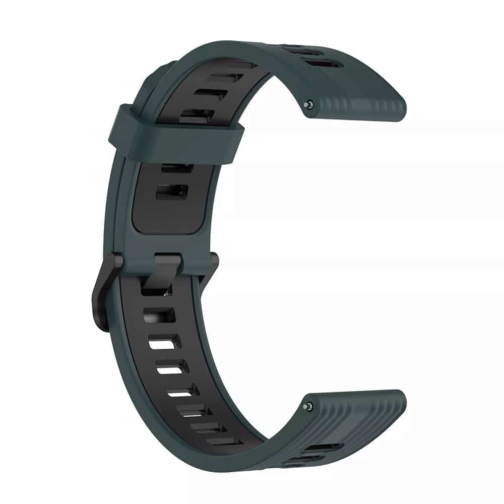 Techsuit - Watchband 20mm (W002) - Samsung Galaxy Watch 4/5/Active 2, Huawei Watch GT 3 (42mm)/GT 3 Pro (43mm) - Green