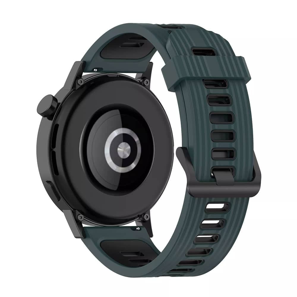 Techsuit - Watchband 20mm (W002) - Samsung Galaxy Watch 4/5/Active 2, Huawei Watch GT 3 (42mm)/GT 3 Pro (43mm) - Green 2