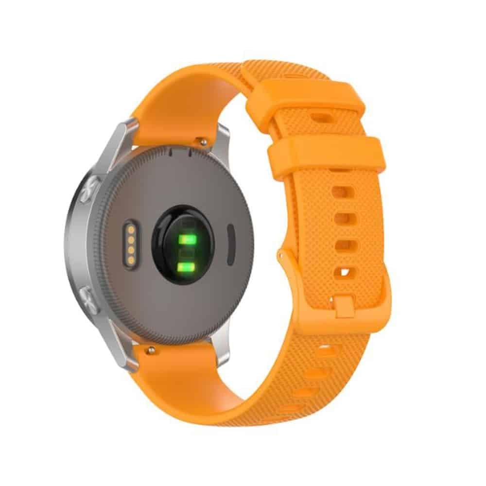 Techsuit - Watchband 22mm (W006) - Samsung Galaxy Watch (46mm)/Watch 3/Gear S3, Huawei Watch GT/GT 2/GT 3 (46mm) - Orange 2