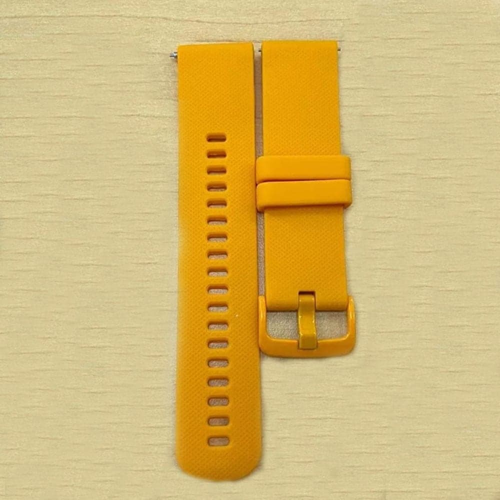 Techsuit - Watchband 22mm (W006) - Samsung Galaxy Watch (46mm)/Watch 3/Gear S3, Huawei Watch GT/GT 2/GT 3 (46mm) - Orange 4