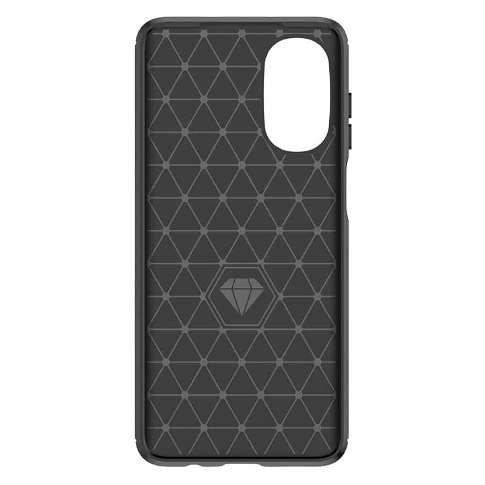 Techsuit Carbon Silicone - θήκη για Motorola Moto G52 - Μαύρο 2