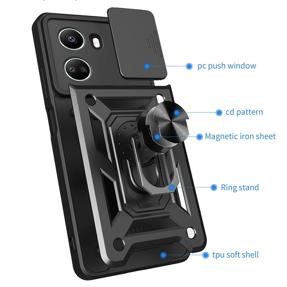 Techsuit CamShield Series - θήκη για Huawei nova 11 SE - Μαύρο 2