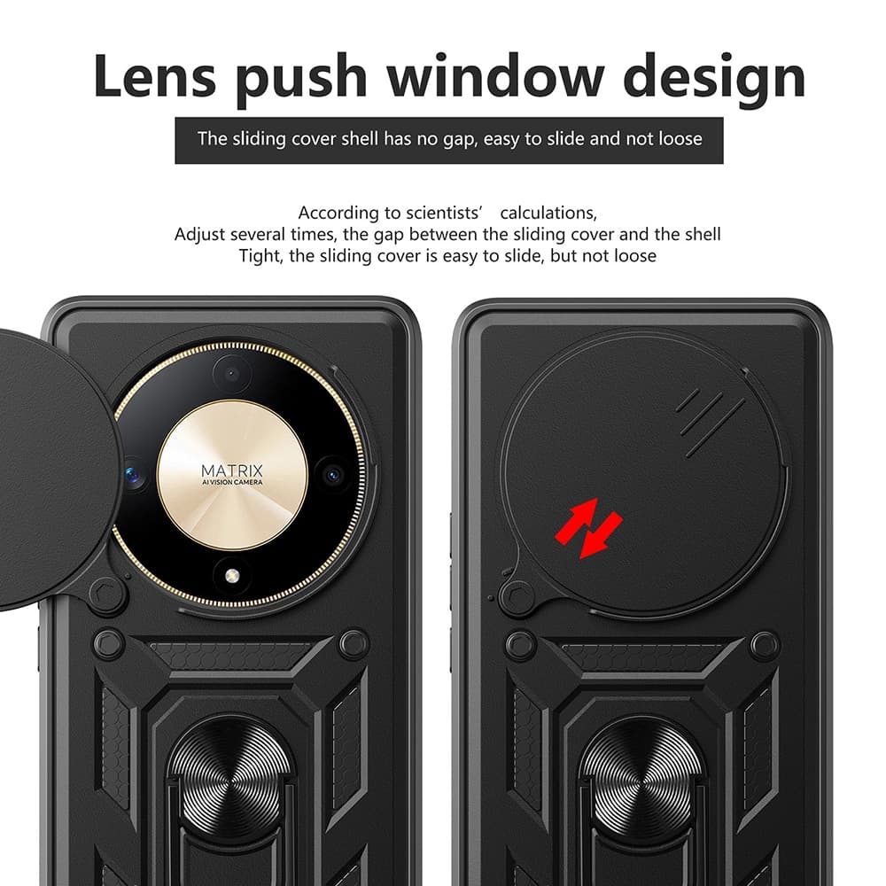 Techsuit CamShield Series - θήκη για Huawei nova 12i - Μαύρο 3