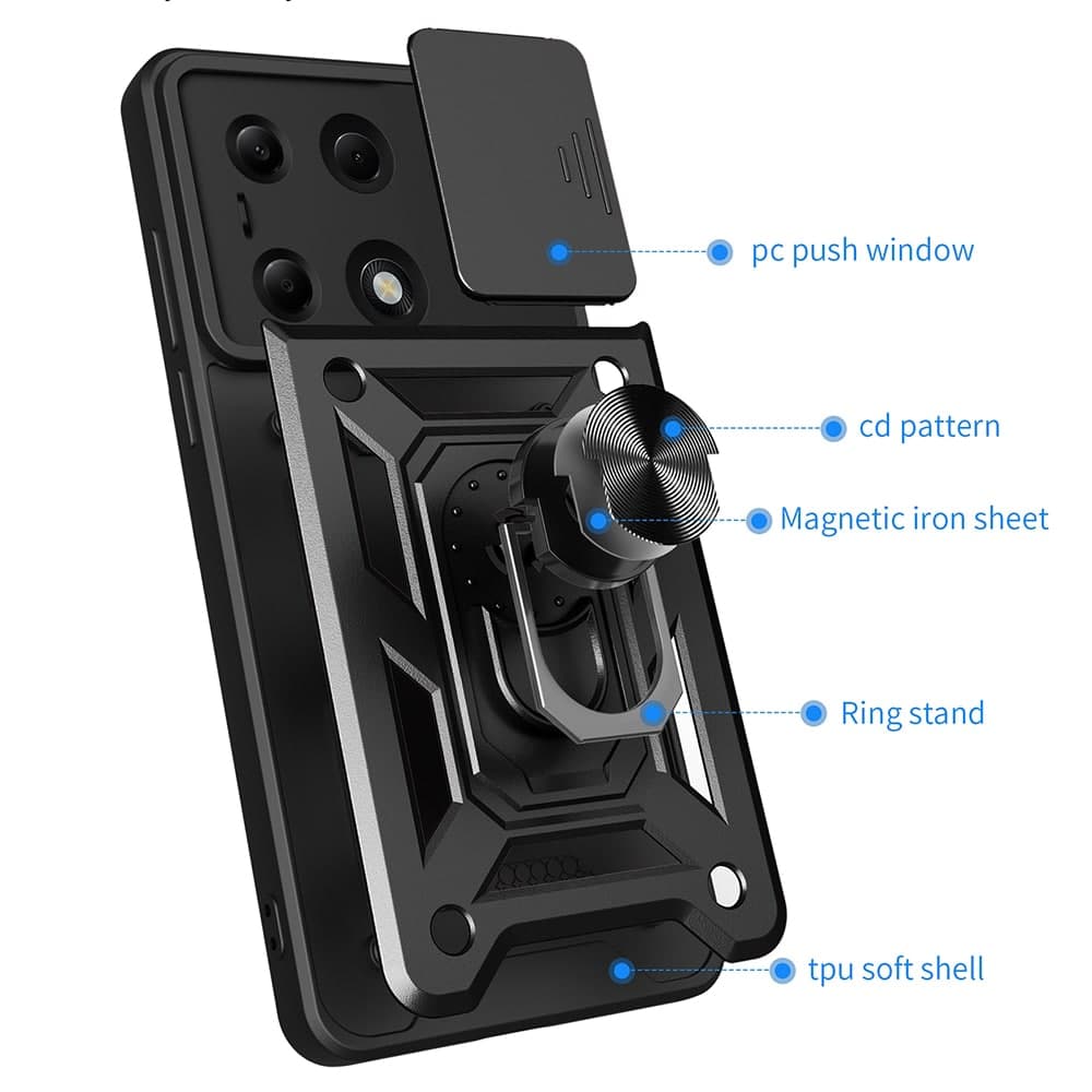 Techsuit CamShield Series - θήκη για Xiaomi Redmi Note 13 Pro / Poco M6 - Πράσινο 3