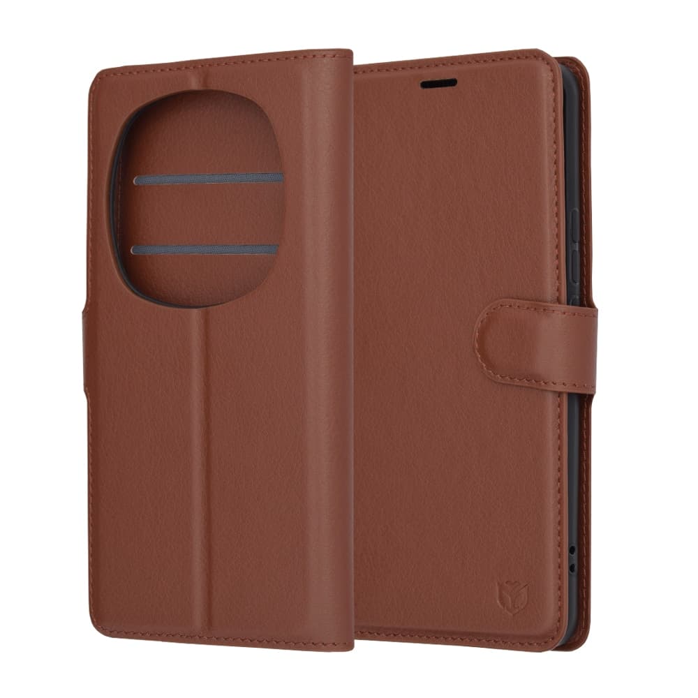 Techsuit Leather Folio - θήκη για Honor Magic6 Pro - Καφέ 6