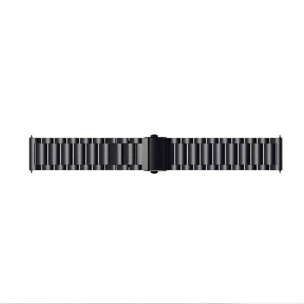 Techsuit - Watchband 20mm (W010) - Samsung Galaxy Watch 4/5/Active 2, Huawei Watch GT 3 (42mm)/GT 3 Pro (43mm) - Black 7