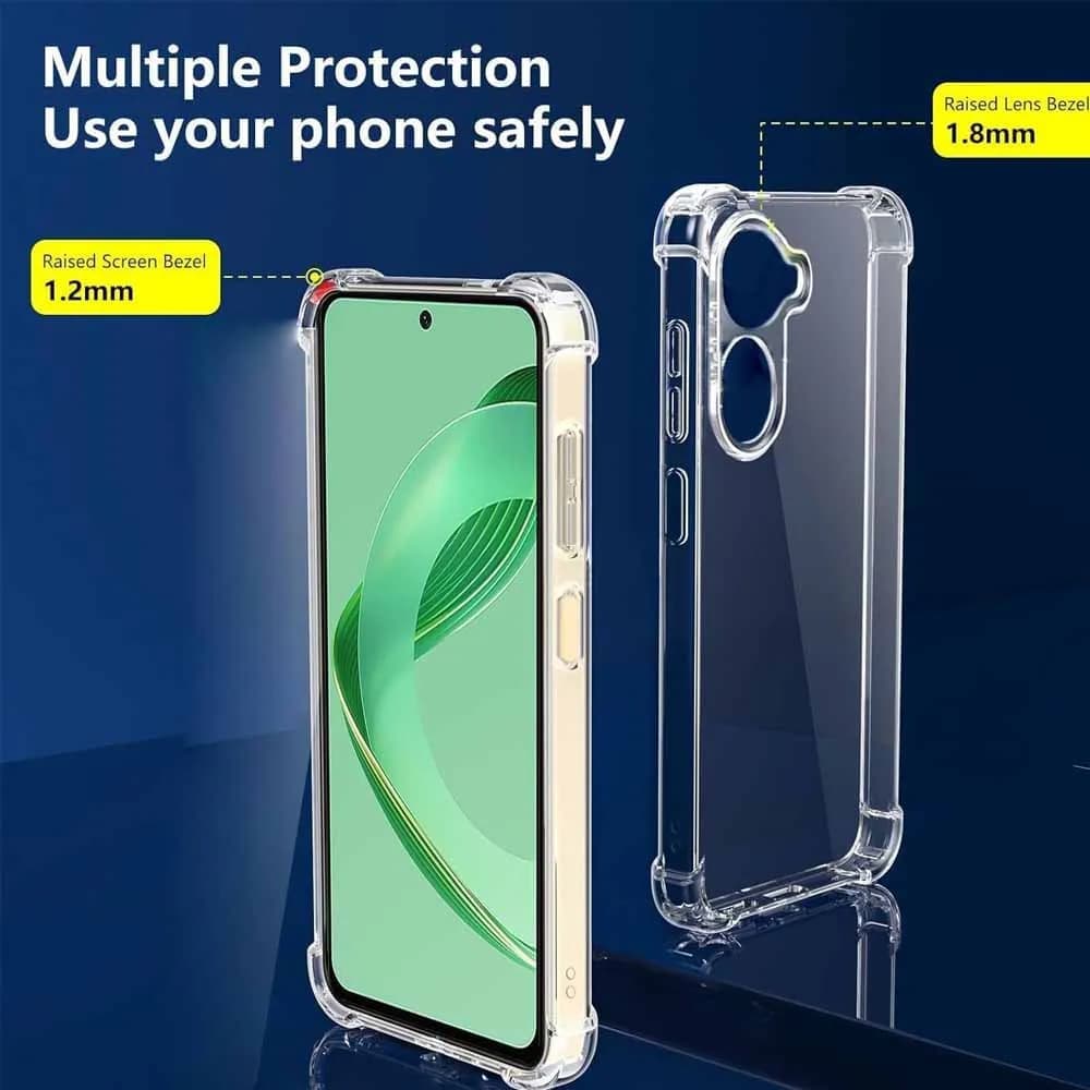 Techsuit Shockproof Clear Silicone - θήκη για Huawei nova 11 SE - Διάφανο 3