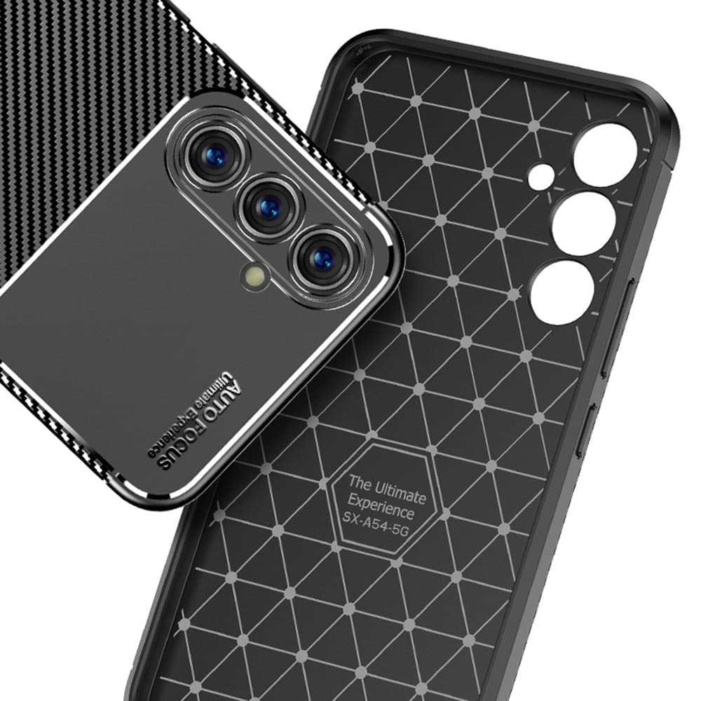 Techsuit CarbonFiber - θήκη για Samsung Galaxy A54 - Μαύρο 5