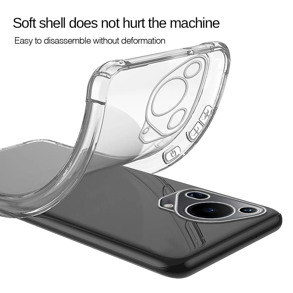 Techsuit Shockproof Clear Silicone - θήκη για Huawei Pura 70 Ultra - Διάφανο 2